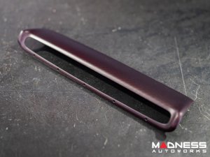 Alfa Romeo 4C Carbon Fiber Control Panel Frame Cover - Dark Red Candy